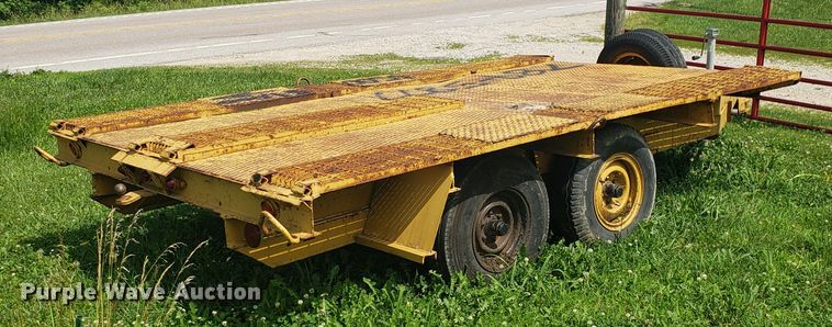 image for item EU9852 2019 shop built utility trailer
