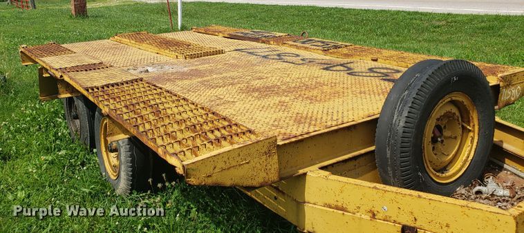 image for item EU9852 2019 shop built utility trailer