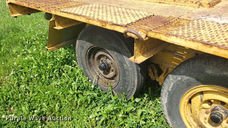 image for item EU9852 2019 shop built utility trailer