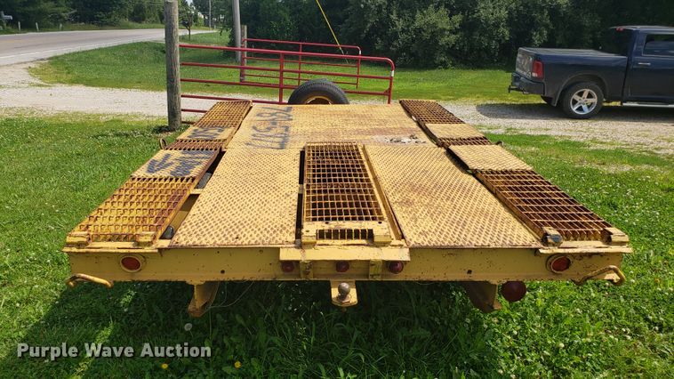 image for item EU9852 2019 shop built utility trailer