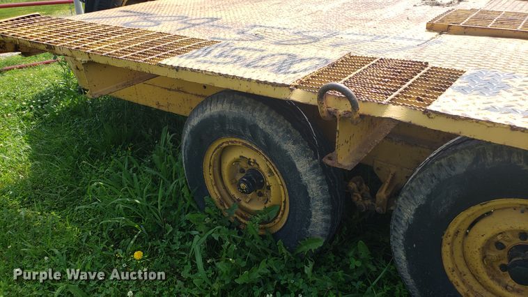 image for item EU9852 2019 shop built utility trailer
