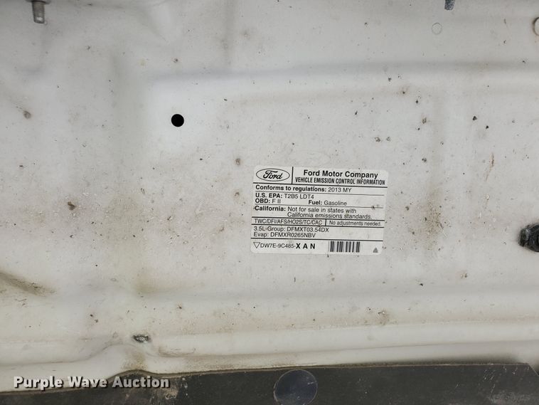 image for item GB9990 2013 Ford F150 XLT  SuperCab pickup truck