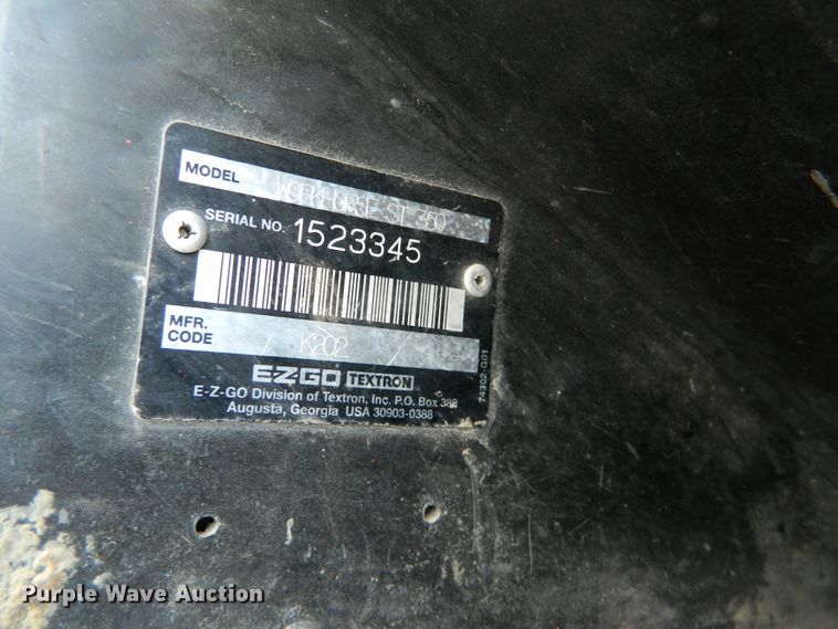 image for item GE9902 EZ GO Workhorse ST350 golf cart