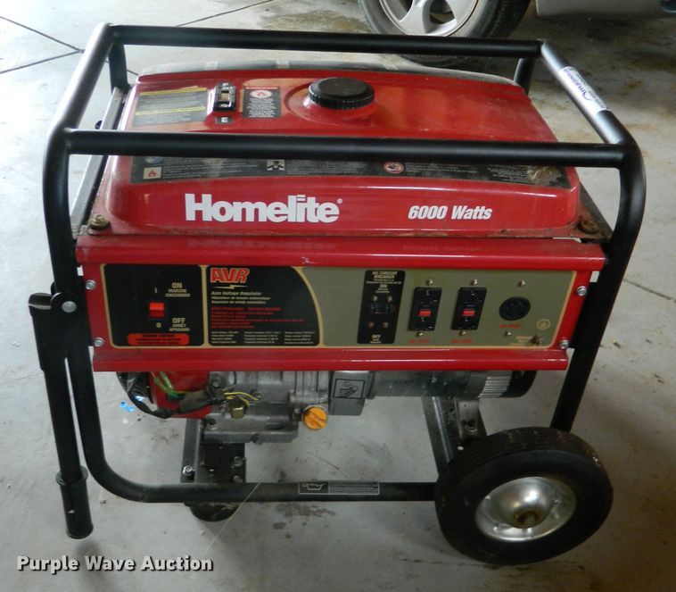 image for item GE9903 2006 Homelite HG6000 generator