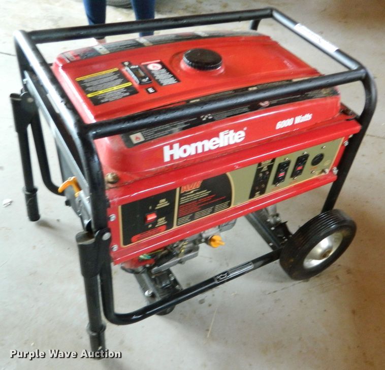 image for item GE9903 2006 Homelite HG6000 generator