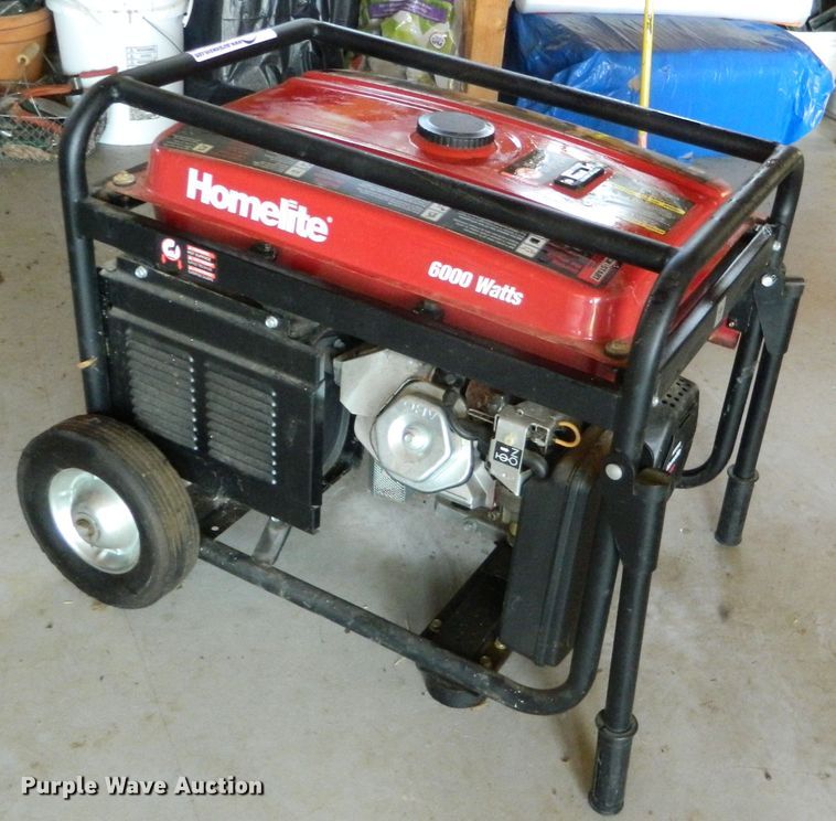 image for item GE9903 2006 Homelite HG6000 generator