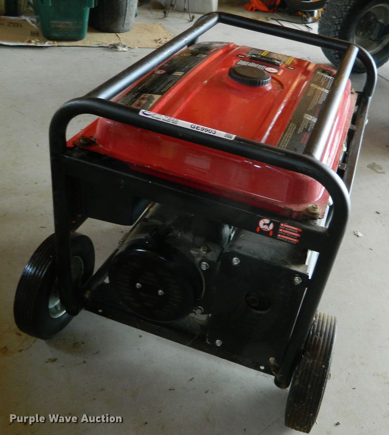 image for item GE9903 2006 Homelite HG6000 generator