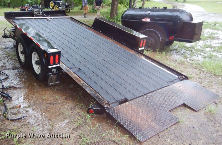 image for item GN9361 2015 Towmaster T-9DT tilt deck utility trailer