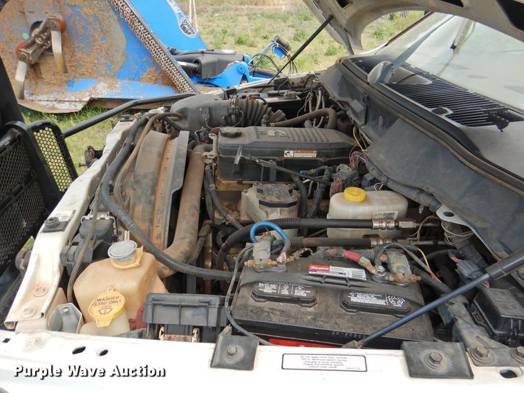 image for item GN9892 2009 Dodge Ram 3500HD  Quad Cab flatbed pickup truck