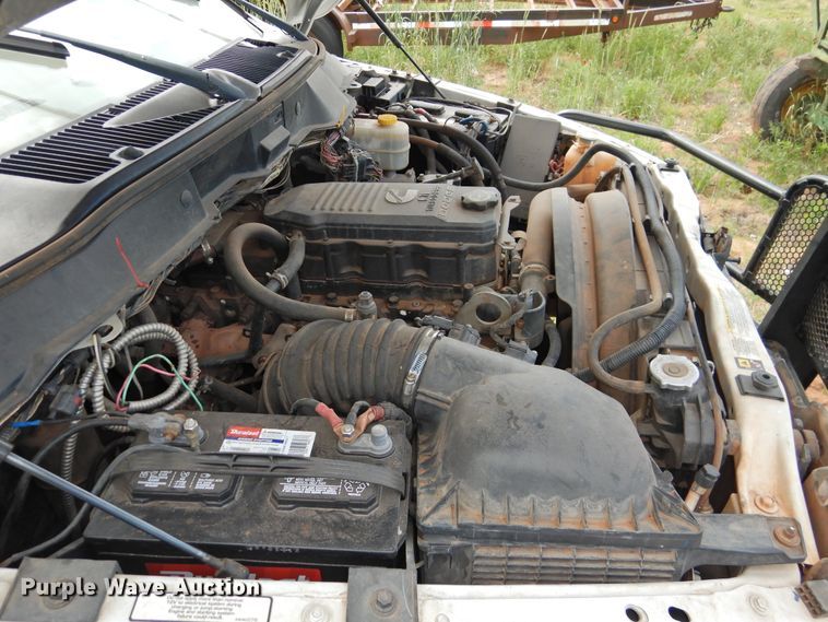 image for item GN9892 2009 Dodge Ram 3500HD  Quad Cab flatbed pickup truck