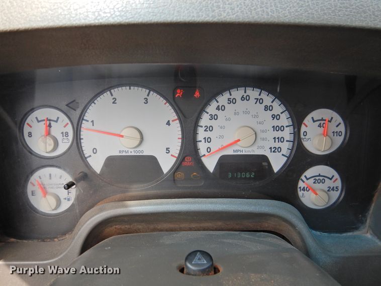 image for item GN9892 2009 Dodge Ram 3500HD  Quad Cab flatbed pickup truck