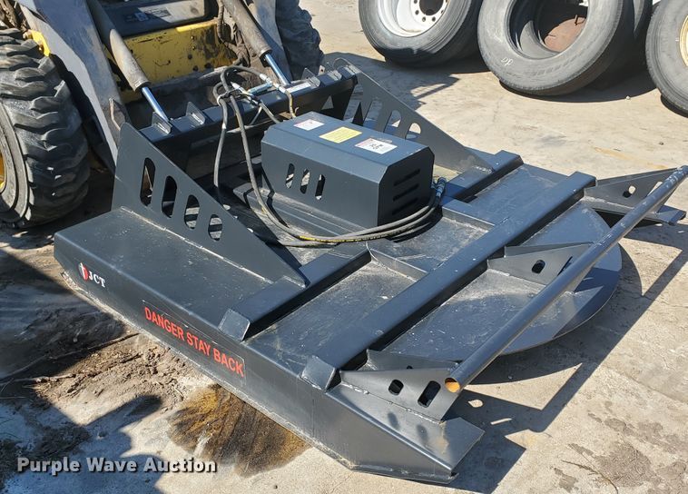 JCT 72"W skid steer rotary mower in Palco, KS Item GO9184 sold