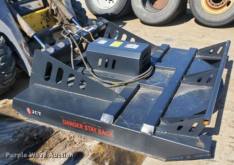 JCT 72"W skid steer rotary mower in Palco, KS Item GO9184 sold