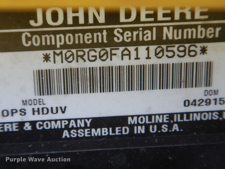 image for item GO9658 John Deere Gator 855D S4 utility vehicle