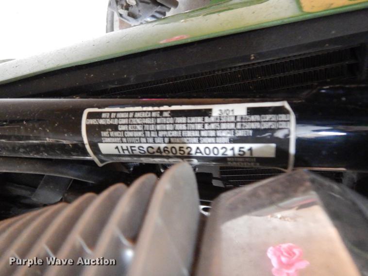 image for item GW9607 2002 Honda VTX1800C2 motorcycle