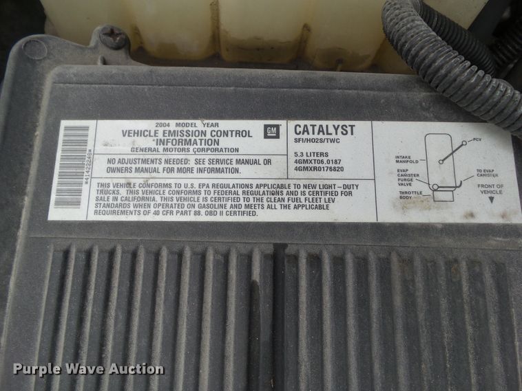 image for item GX9063 2004 Chevrolet Silverado 1500  Crew Cab pickup truck