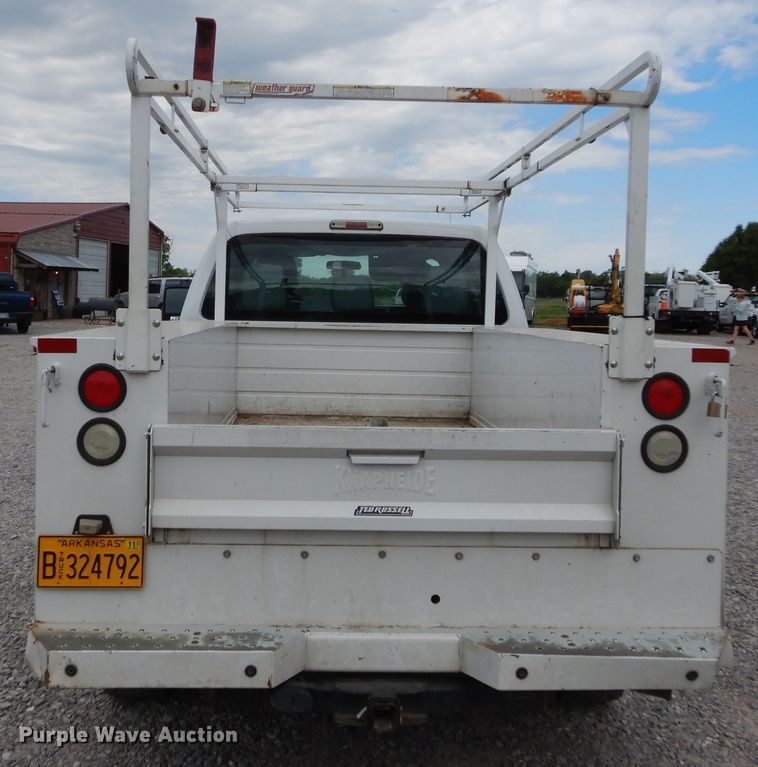 image for item HA9138 2014 Ford F250 Super Duty  Crew Cab utility bed pickup truck