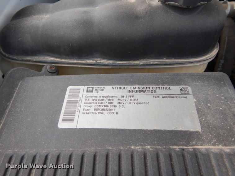 image for item HA9141 2013 Chevrolet Silverado 2500HD  Ext. Cab pickup truck