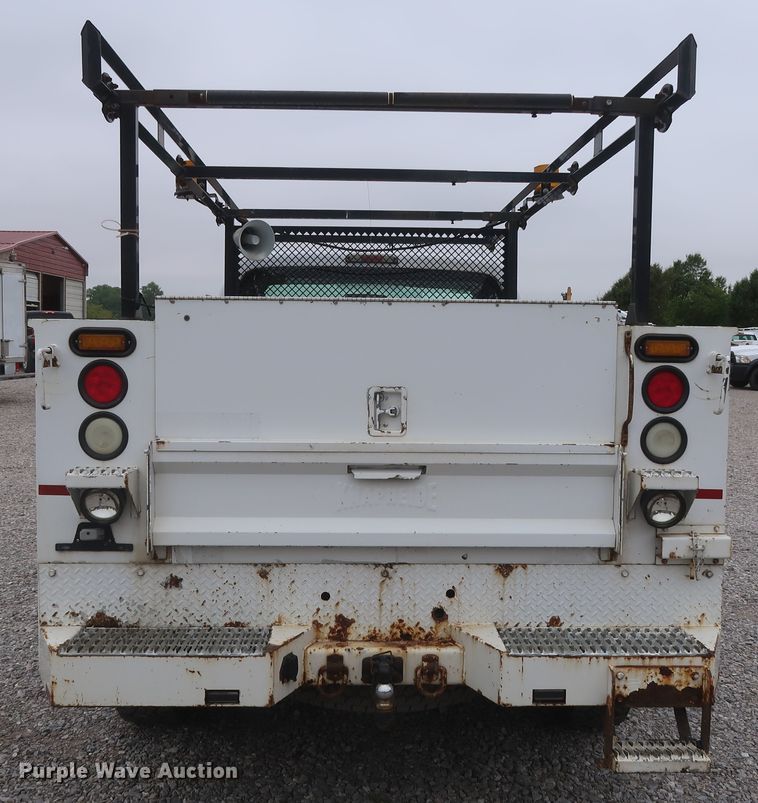 image for item HA9159 2008 Ford F350 Super Duty XL  utility bed pickup truck