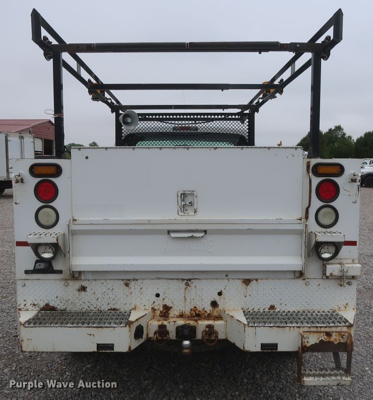 image for item HA9159 2008 Ford F350 Super Duty XL  utility bed pickup truck