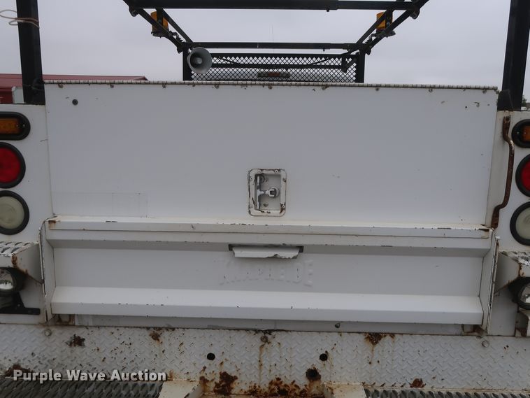 image for item HA9159 2008 Ford F350 Super Duty XL  utility bed pickup truck