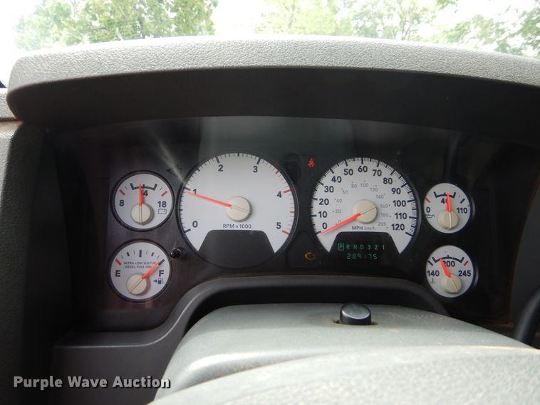 image for item HA9165 2008 Dodge Ram 3500HD  Quad Cab flatbed pickup truck