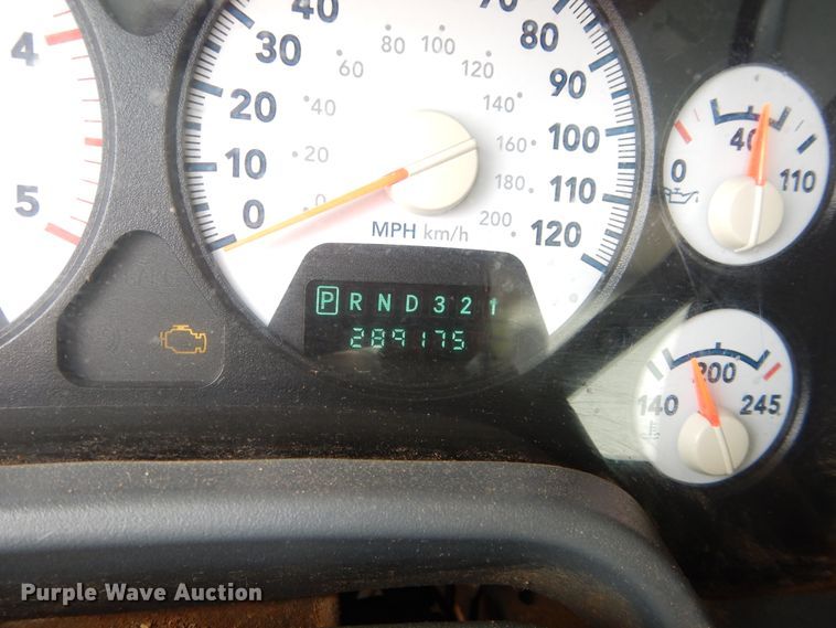 image for item HA9165 2008 Dodge Ram 3500HD  Quad Cab flatbed pickup truck