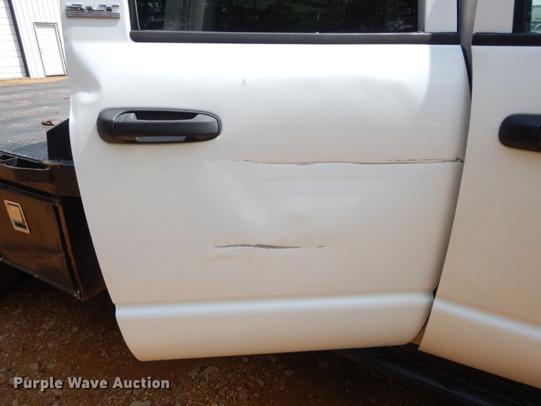 image for item HA9165 2008 Dodge Ram 3500HD  Quad Cab flatbed pickup truck