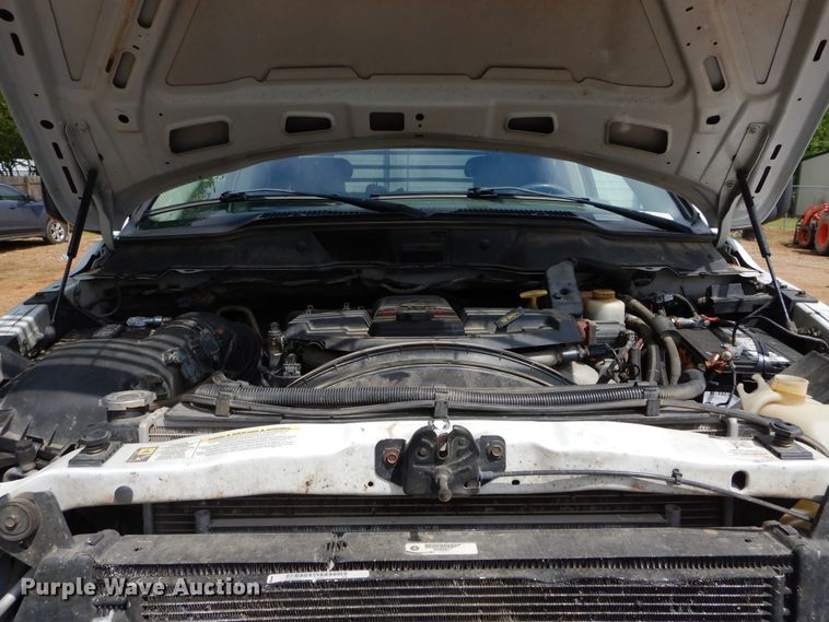 image for item HA9165 2008 Dodge Ram 3500HD  Quad Cab flatbed pickup truck