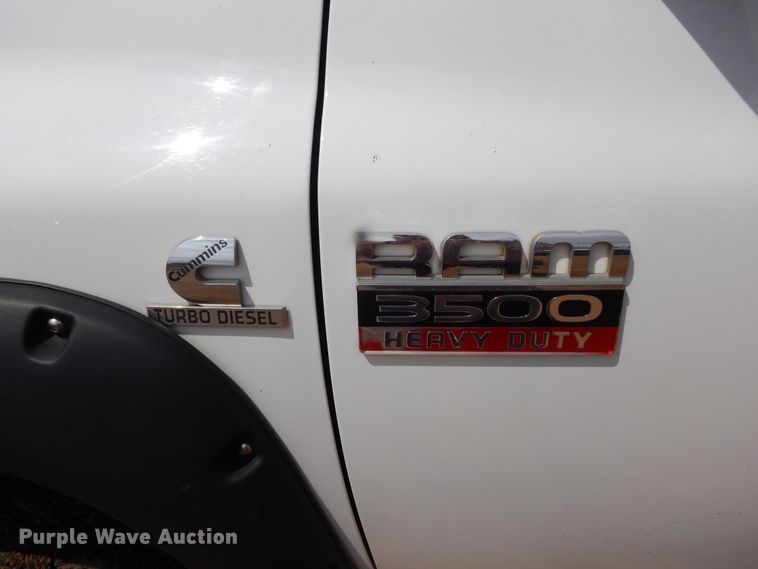 image for item HA9165 2008 Dodge Ram 3500HD  Quad Cab flatbed pickup truck