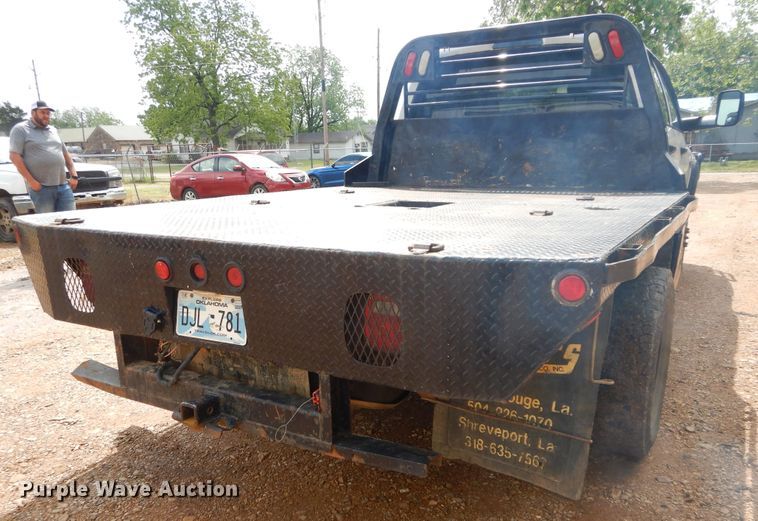 image for item HA9165 2008 Dodge Ram 3500HD  Quad Cab flatbed pickup truck