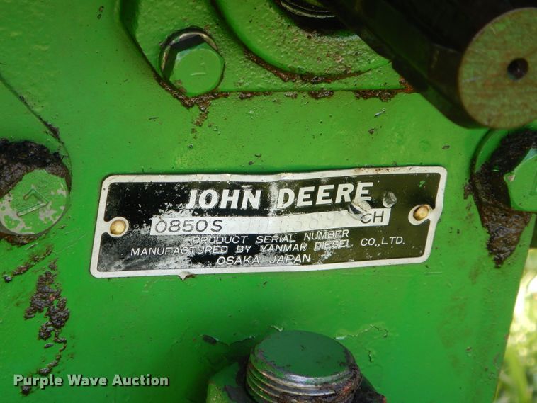 image for item HS9597 John Deere 850  tractor