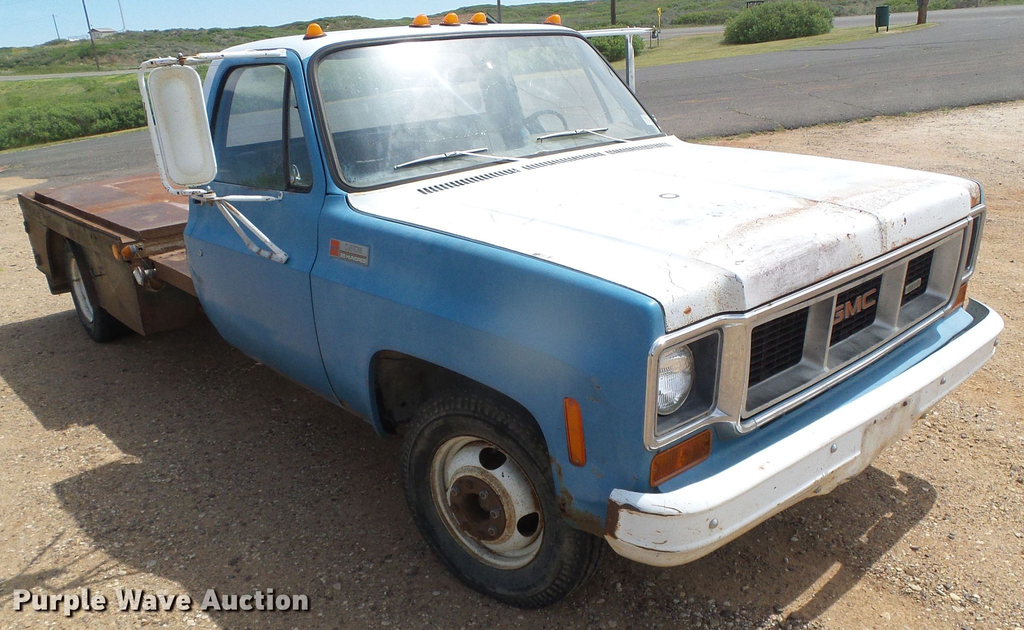 1974 GMC 3500 Custom flatbed pickup truck in Beaver, OK Item DH4910
