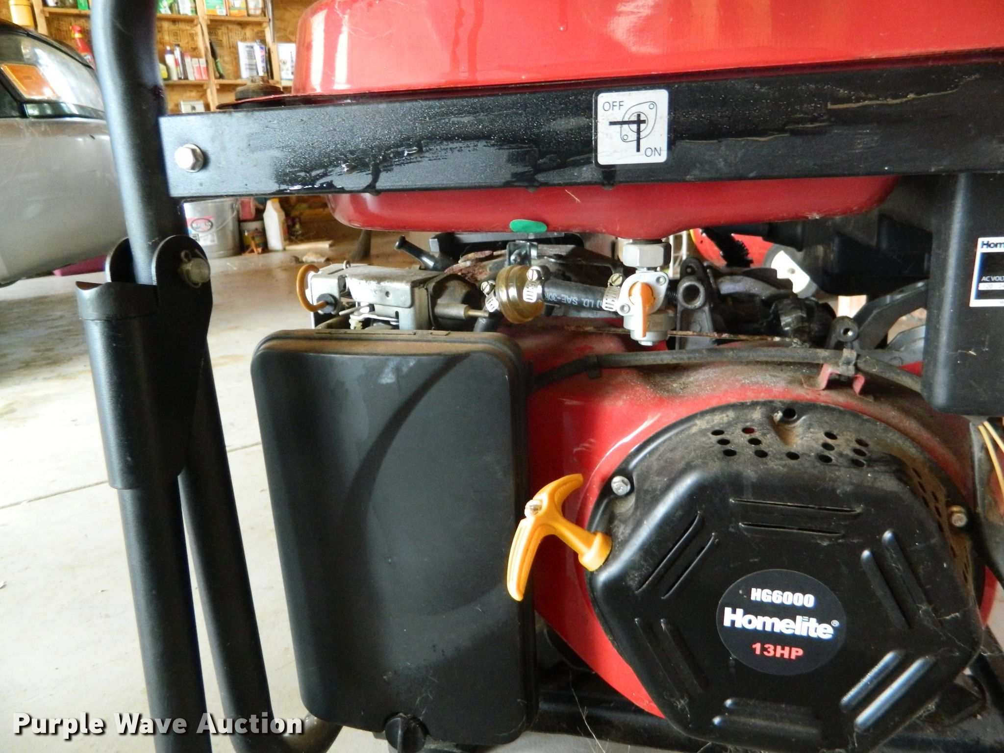 2006 Homelite HG6000 generator in Bennington, KS Item GE9903 sold Purple Wave