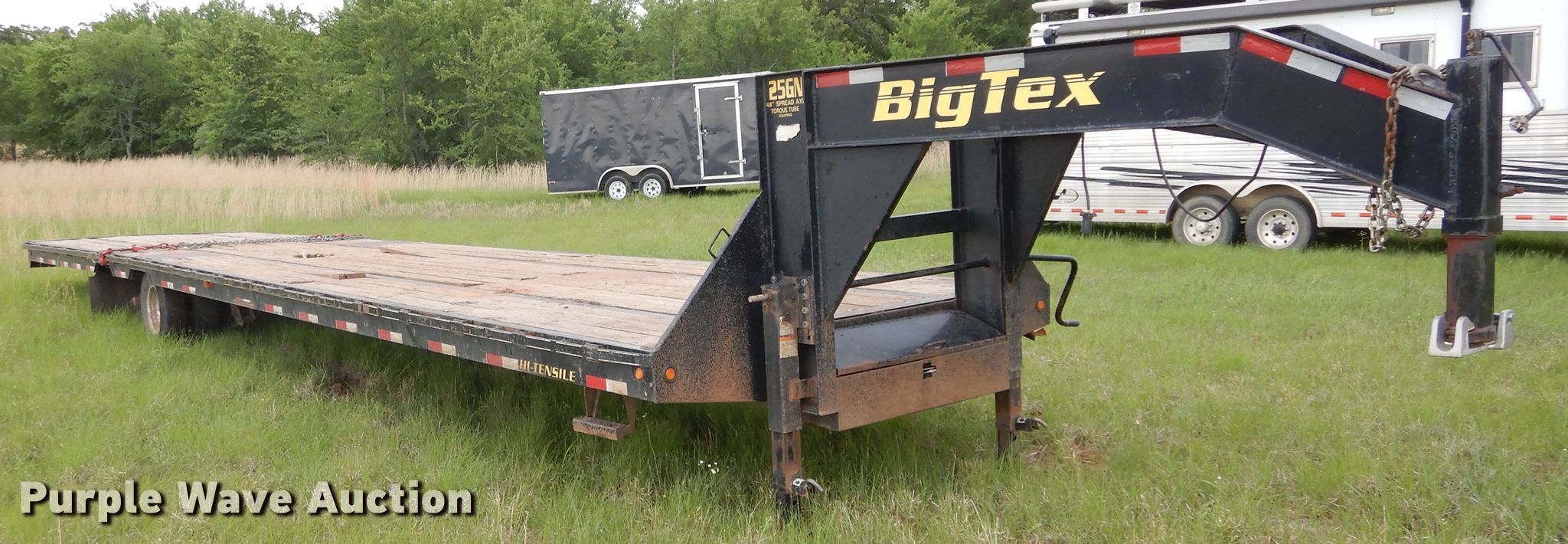2014 Big Tex 25GN40 equipment trailer in Seminole, OK Item HA9146