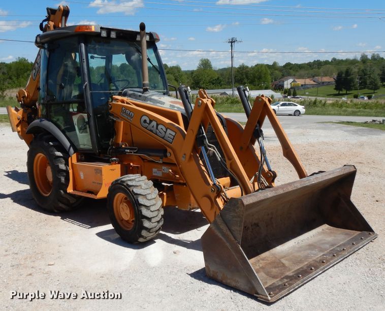 image for item DE5663 2014 Case 580 Super N  backhoe