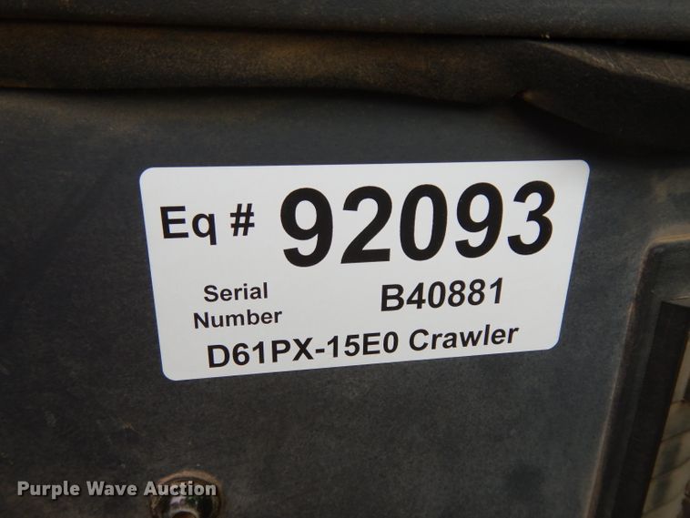 image for item DF4008 2006 Komatsu D61PX-15  dozer