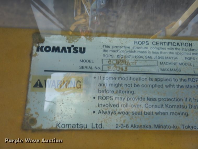 image for item DF4009 2004 Komatsu D65EX-15  dozer