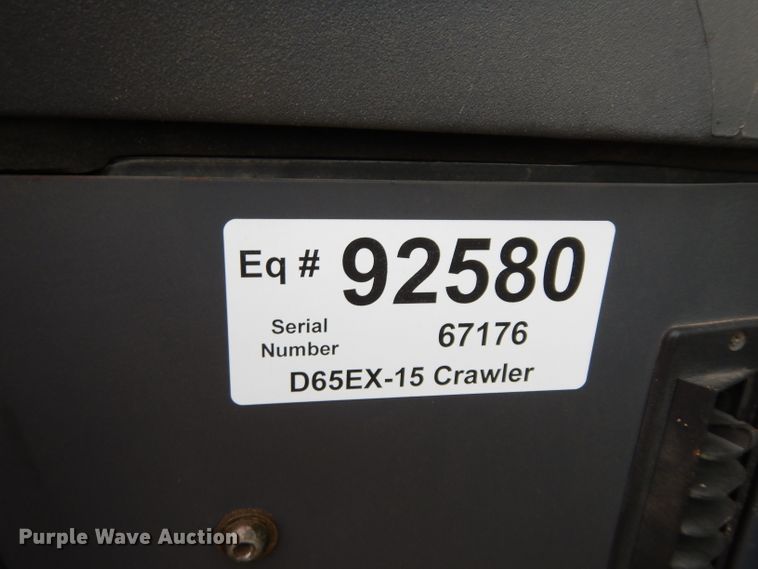 image for item DF4009 2004 Komatsu D65EX-15  dozer