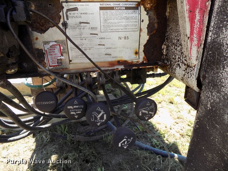 image for item DG2574 National Crane N85 knuckle boom crane