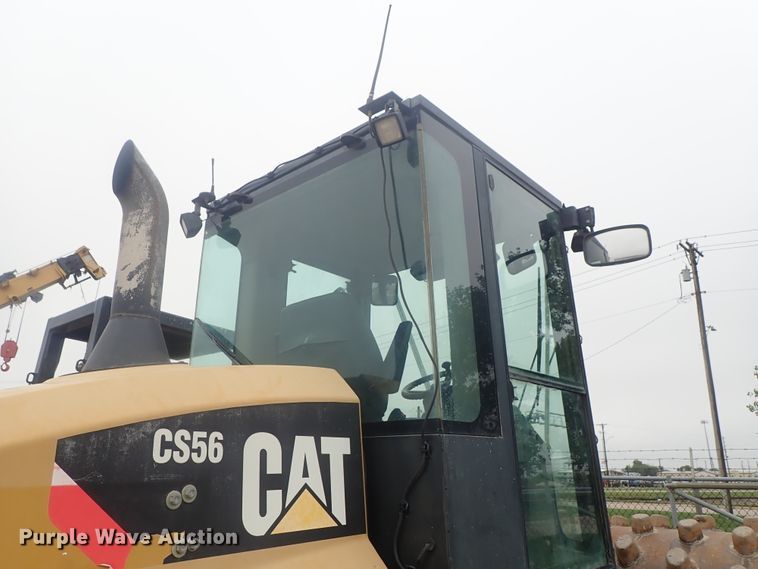 image for item DG3190 2008 Caterpillar CS56  single drum vibratory roller