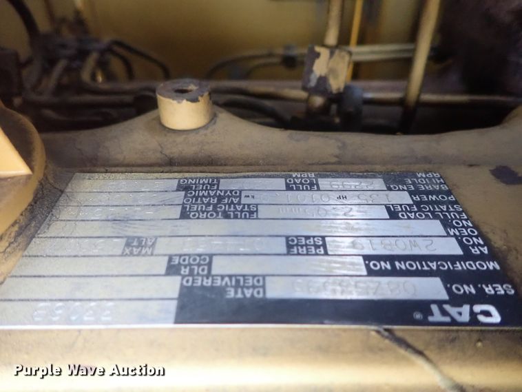 image for item DG3193 1989 Caterpillar 12G  motor grader