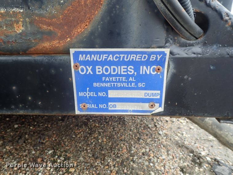 image for item DG3202 Ox Bodies steel dump bed