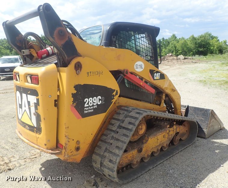 image for item DG3205 2013 Caterpillar 289C2  tracked skid steer loader