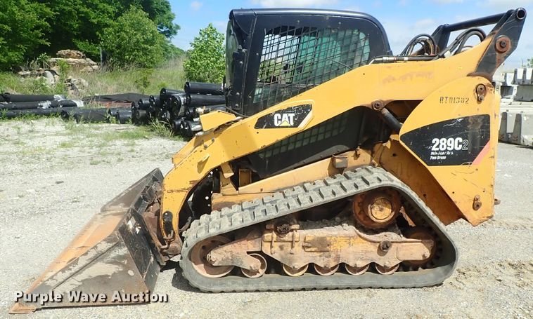 image for item DG3205 2013 Caterpillar 289C2  tracked skid steer loader