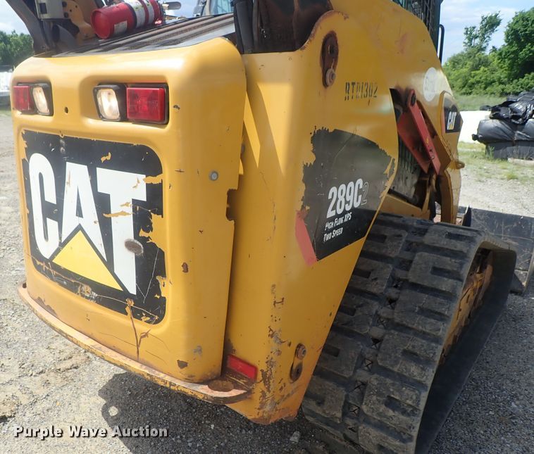 image for item DG3205 2013 Caterpillar 289C2  tracked skid steer loader