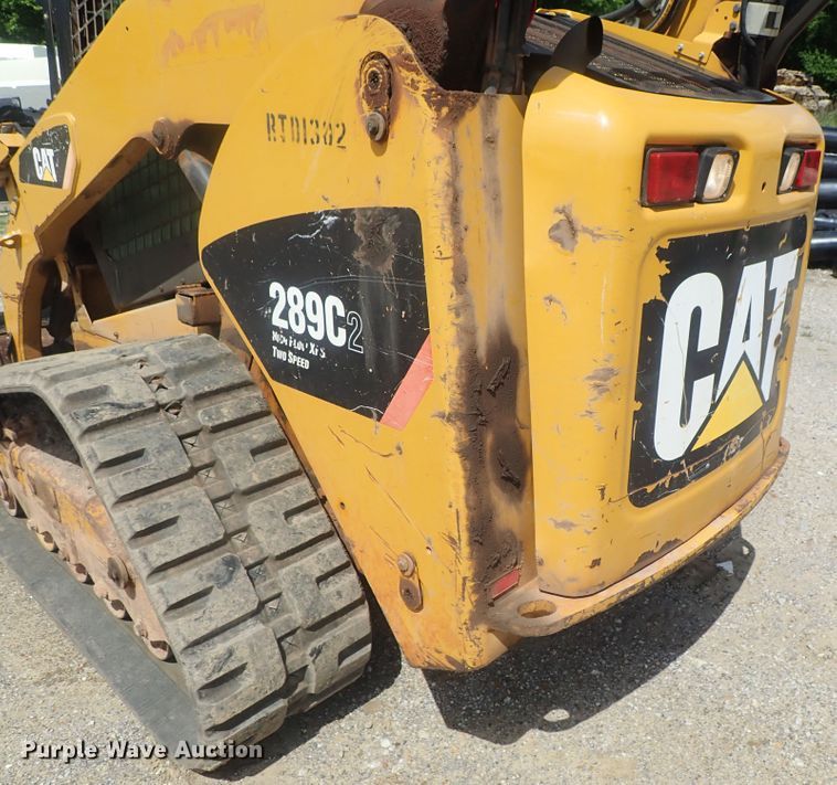 image for item DG3205 2013 Caterpillar 289C2  tracked skid steer loader