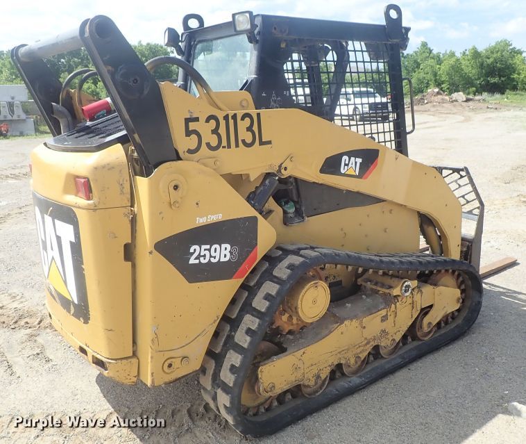 image for item DG3206 2011 Caterpillar 259B3  tracked skid steer loader