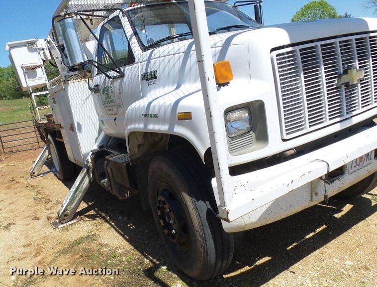 image for item DG5676 1992 Chevrolet Kodiak C6500 forestry bucket truck
