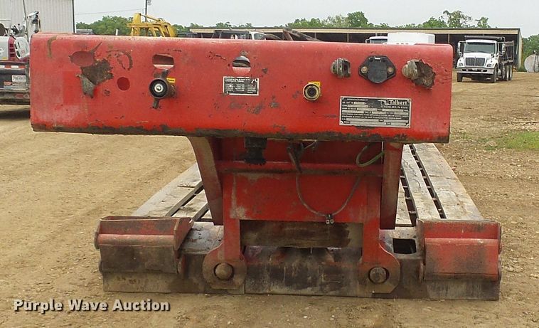image for item DG5678 2004 Talbert T3DW-50SA-HRG-1-T1 lowboy equipment trailer